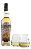 Compass Box The Peat Monster Whisky Gift Set - 70cl + 2 x branded glasses